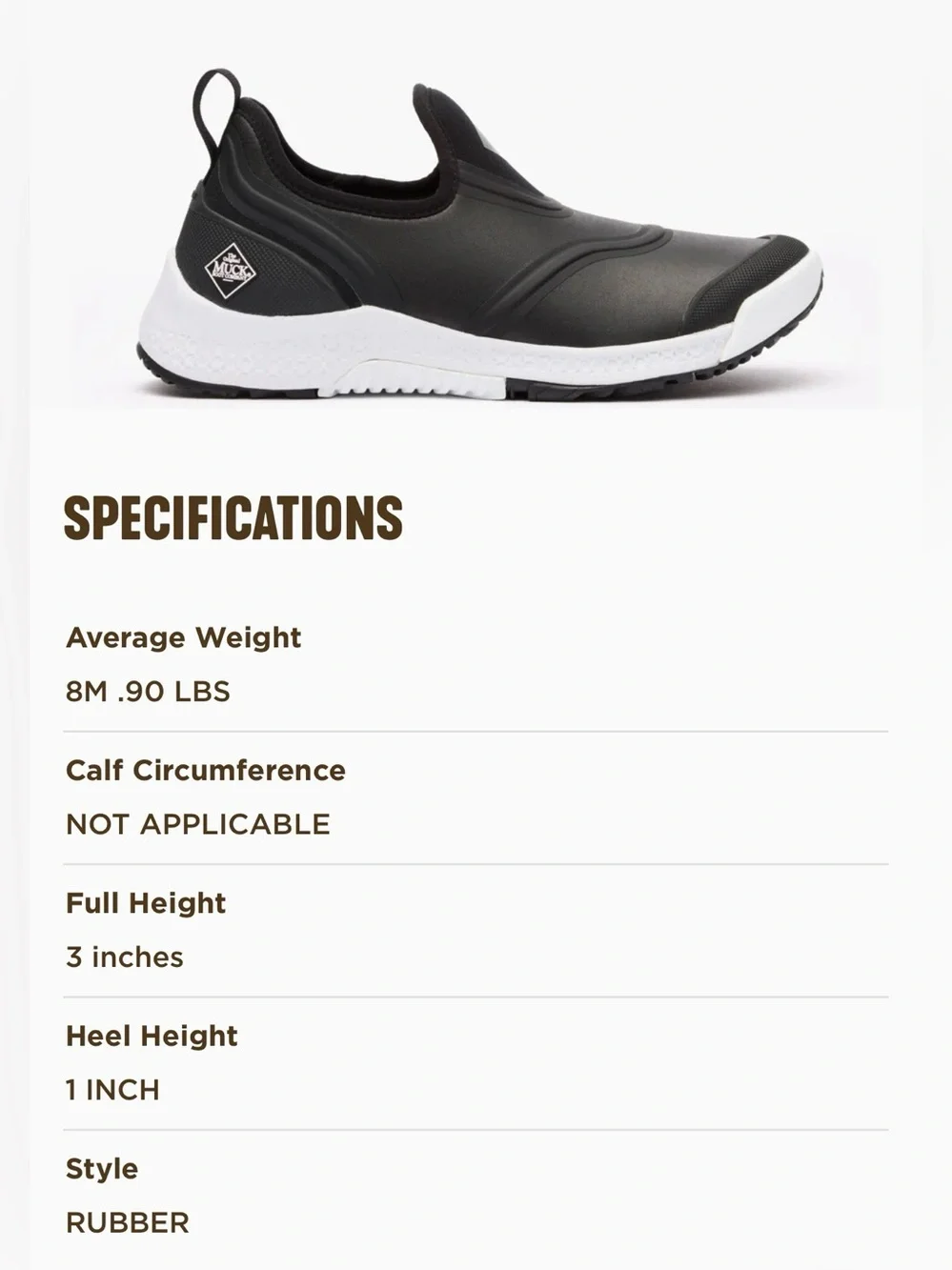Muck Boots outscape slip